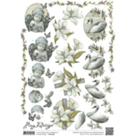 Pakket voor 6 3D kaarten met thema condoleance (2)